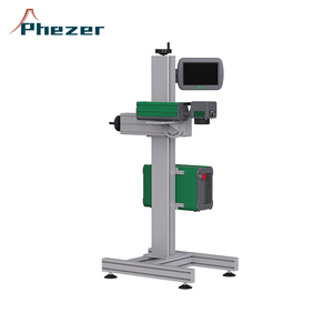 Dây chuyền sản xuất kim loại sợi Máy in <span class=keywords><strong>laser</strong></span> ngày Logo QR mã RF 30 Wát bay <span class=keywords><strong>Laser</strong></span> đánh dấu giá máy - Product Image 3