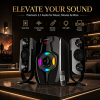 ODM Hifi Surround sans fil musique Woofer TV théâtre haut-parleur BT 2.1 CH multimédia USB Home cinéma système de haut-parleurs avec Subwoofer