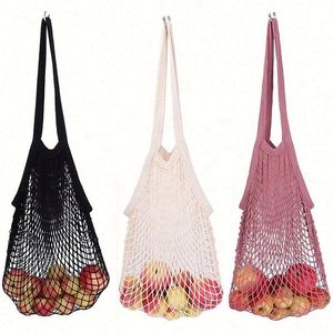 Ecology Fruit Supermarket Reusable Cotton Mesh Grocery Cotton <b>String</b> <b>Bag</b> Net Shopping <b>Bags</b> Mesh <b>Bags</b> - Product Image 2