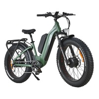 Vélo électrique de chasse à deux roues motrices à double moteur 750W
