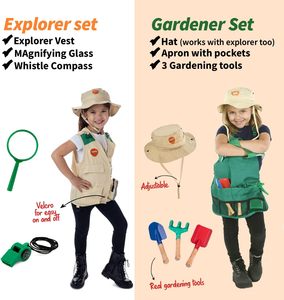 Uniforme de fiesta para niños, disfraces de disfraces lavables para niños, disfraz de juego de rol para niños de 3 a 7 años, juego de regalo de juguete - Product Image 3