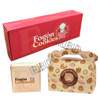 Cadeau en carton personnalisé Beignet Bagels Sandwich togo Emballage pliable Boîte à biscuits pour croissants pâtisseries à emporter Boîtes de boulangerie