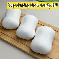 Lot de 12 blocs de savon en argile craquante ASMR, jouet sensoriel anti-stress à presser, en boîte PVC