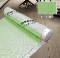 Sous-couche de sol en mousse IXPE de 2 mm avec couche d'aluminium, protection contre l'humidité, accessoire de sol