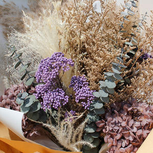 Rehaussez votre espace avec Soft Dream: Bouquets <span class=keywords><strong>de</strong></span> fleurs séchées et d'eucalyptus <span class=keywords><strong>de</strong></span> 75cm pour une décoration intérieure chic - Product Image 2