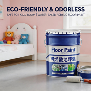 Peinture acrylique à base d'eau pour sols de terrain de basket-ball, imperméable, antidérapante, résistante au soleil, revêtement en silicone pour terrains de sport extérieurs - Product Image 4