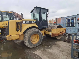 Rodillo compactador vibratorio CAT CS-583D usado, modelo CS683, precio económico, compactador de asfalto CS583C 583D Cat - Product Image 6