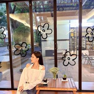 עוגת פרחים מקסימה אינסטגרם בגדים סלבריטאים חלון מדבקות פרח גדול וחלב תה חנות צילום מדבקות נייר דבק & סרט - Product Image 6