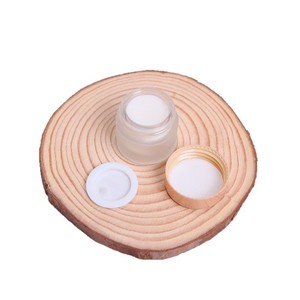 Bougie en cire de soja dans un bocal givré avec couvercle en bois, 20g, portable, décoration intérieure - Product Image 4