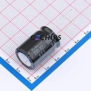 Condensador Electrolítico de Aluminio de Orificio Pasante 350BXC82MEFC18X25, Orificio Pasante, D18xL25mm 82uF 20% 350V 612mA-120Hz - Product Image 1