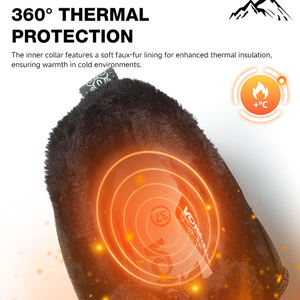 Scarpe da Neve e Trekking Invernali da Donna, Design Moderno Minimalista, OEM ODM, Logo Personalizzato, Termiche, Impermeabili, in Nabuk, Antiscivolo - Product Image 4