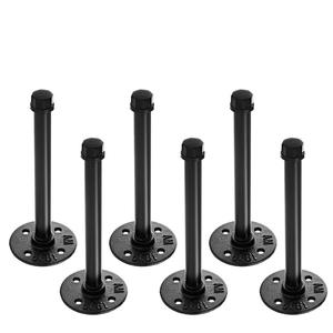 Phong Cách Công Nghiệp 3/4 Giao Phối Vòng Threaded Tối Màu Xám Dễ Uốn Sắt Ống Bích Elbow Tee Coupling - Product Image 3