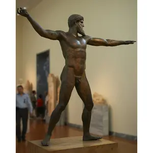 Famous bronze nude man greek sculpture hot sale
