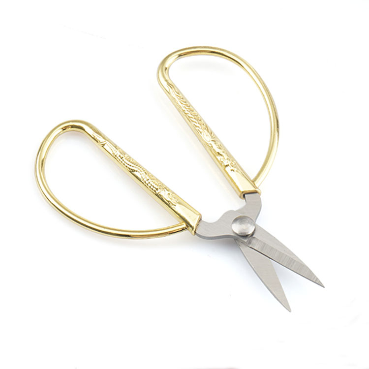 Opening ribbon cutting festive scissors alloy tailor scissors wedding scissors