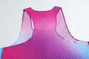 Custom Ultra-Light 3d Air Grid Brand Fabric <b>Mens</b> Full Sublimation Running <b>Singlet</b> Elastic Breathable Dry Fit Tank Top - Product Image 3