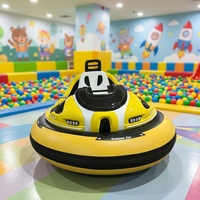 Voiture tamponneuse gonflable Magic Amusement – Utilisation intérieure/extérieure, construction en fibre de verre et PVC, rotation à 360°, batterie longue durée, fonctionnement fluide
