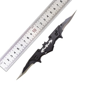 Mới nóng bán BAT Đen Thép đôi lưỡi dao di động kép lưỡi dao Chiến Thuật Gấp Dao - Product Image 2