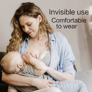 2 Pieces Washable Reusable Breast Milk Catcher Invisible Wearable Silicon Nursing <b>Pads</b> Leak-Proof Breastfeeding Milk Collector - Product Image 5