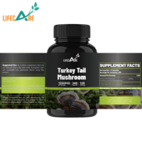 Lifecare Supply Prix de Gros OEM Complément Alimentaire Naturel Pur à Base de Plantes Capsules de Champignons Turkey Tail
