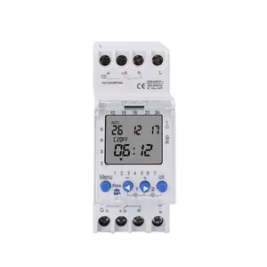 Two Outputs Electronic Analog timer Push Button Digital Microcomputer timer switch