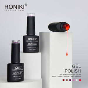 RONIKI — ensemble de vernis à ongles Gel de couleur, 6 pièces/kit, manucure, tremper, UV, <span class=keywords><strong>produit</strong></span> <span class=keywords><strong>professionnel</strong></span>, Nail art, - Product Image 3