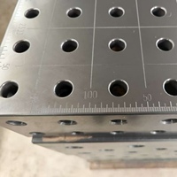 Table de soudage 3D robuste 2400x1200mm en acier nitridé avec système de fixation