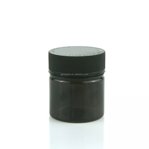Manufacture child safetyplastic hemp plastic jar matte black
