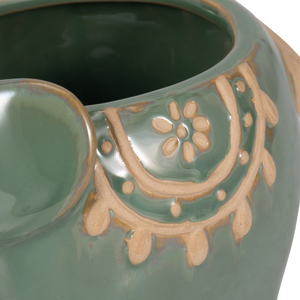 Vaso per Fiori a Forma di Elefante, Decorativo in Ceramica Stoneware per Piante Succulente da Interno ed Esterno - Product Image 6