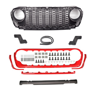 Nueva Rejilla Delantera de Repuesto para Wrangler JL/JT 2018-2024, ABS para Gladiator JT <span class=keywords><strong>Rubicon</strong></span> Sahara Sport - Venta al Por Mayor Directo de Fábrica - Product Image 6