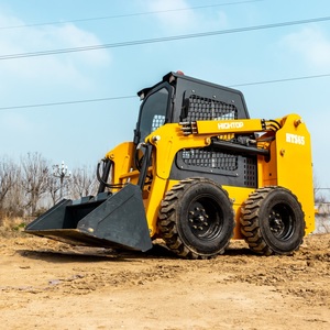 Supply 360-degree Rotating Wheeled Skid Steer Equipped with a Hydraulic Breaker/sweeper - Product Image 1