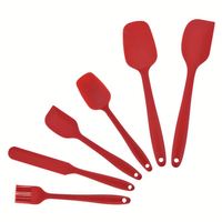Ensemble de spatules en silicone antiadhésives 6-8 pièces, écologiques, compatibles lave-vaisselle, outils de cuisson et de pâtisserie, accessoires de cuisine, spatule personnalisée