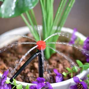 8 fori sistema di irrigazione a goccia giardino irrigazione gocciolatore regolabile fornitura di fabbrica plastica altri irrigazione irrigazione - Product Image 4