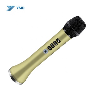 Micrófono Inalámbrico de Condensador de Alta Potencia de 15W para Altavoces, Karaoke, Cine en Casa, con Luces LED, de Plástico - Product Image 2
