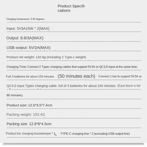 Cargador USB Bidireccional de Plástico para <span class=keywords><strong>Mini2</strong></span>/MINI 2SE/Mini 4K con Embalaje en Caja de Color para Control Remoto - Product Image 2