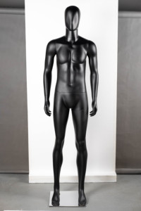 <span class=keywords><strong>Mannequin</strong></span> Femme Noir Brillant avec Tête, 68,9 Pouces, en Plastique, Présentoir de Vêtements en Pose Debout <span class=keywords><strong>sur</strong></span> <span class=keywords><strong>Socle</strong></span> en Verre - Product Image 1