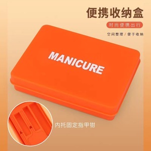 Anti Splash <b>Nail</b> Clipper <b>Set</b> 4Pcs Manicure Kit With ABS Case Portable For Home Use Men Women - Product Image 4