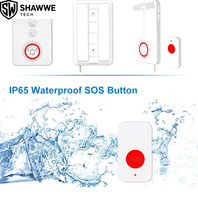 Système d'appel d'urgence 4G pour personnes âgées, bouton SOS, panneau d'alerte médicale portable en ABS avec télécommande via application, conception durable