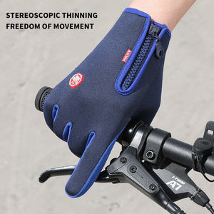 Guantes Deportivos de Invierno Unisex de Poliéster Impermeables y Resistentes al Viento con Pantalla Táctil para Ciclismo y Conducción - Product Image 2