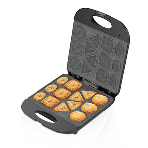 <span class=keywords><strong>Mini</strong></span> máquina multifuncional para hacer <span class=keywords><strong>galletas</strong></span> de donut RAF, molde eléctrico para hornear pasteles con 4 formas, excelente para aperitivos de desayuno - Product Image 5