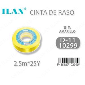 ริบบิ้นผ้าซาติน 2.5 ม. 25 หลา สีเหลือง D11 - Product Image 3