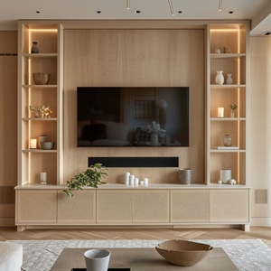 Meubles de salon modernes, <span class=keywords><strong>meuble</strong></span> <span class=keywords><strong>TV</strong></span>, ensemble complet, <span class=keywords><strong>meuble</strong></span> <span class=keywords><strong>TV</strong></span> <span class=keywords><strong>mural</strong></span> avec présentoirs, unités de rangement - Product Image 5