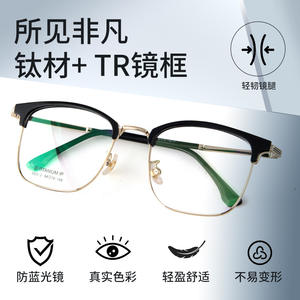 Montures de lunettes rectangulaires tendance 23-2, monture complète unisexe, design à la mode, verres en résine, origine Danyang - Product Image 2