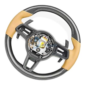Volante de fibra de carbono de <span class=keywords><strong>precio</strong></span> al por mayor de fábrica para Porsche Macan Panamera <span class=keywords><strong>Cayman</strong></span> Boxster 718 991 911 Cayenne Upgrade - Product Image 3