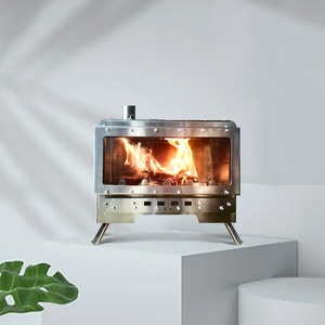 Caminetto a <span class=keywords><strong>Legna</strong></span> Autonomo per Casa e Piccola Stufa Riscaldante per Pensioni - Product Image 5