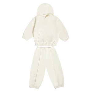 Hot Sale 2-delige Sets Kinder Hoodies En Broek Met Elastische Taille Zak Lange Mouw Groothandel Kinderkleding Sets - Product Image 3