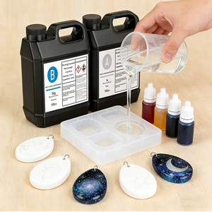 Customizable Fast Cure 1A:1B Polyurethane <strong>Resin</strong> White Liquid Casting <strong>Resin</strong> For Prototype Models Decorative Jewelry Casting - Product Image 2
