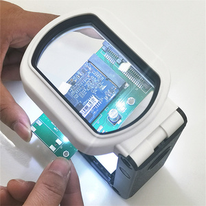 多功能手持三折双镜放大镜带刻度阅读书报仿古纺织品 - Product Image 6