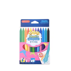 Hot Sale DIY Wachspapier Art 24 Farben 36 Farben Crayon Paint Set kommt mit Sulfat papier