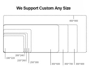 卸売カスタマイズロゴ高品質昇華ゴムシート素材ブランク大型ラバーマウスパッドゲーミングPCマウスパッドXXXL - Product Image 5