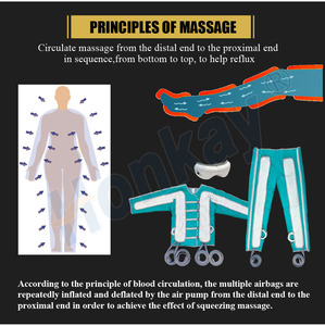 Appareil de pressothérapie détoxifiant à 24 chambres d'air pour la réduction de la cellulite et le drainage lymphatique, idéal pour les salons – Formation gratuite incluse - Product Image 4